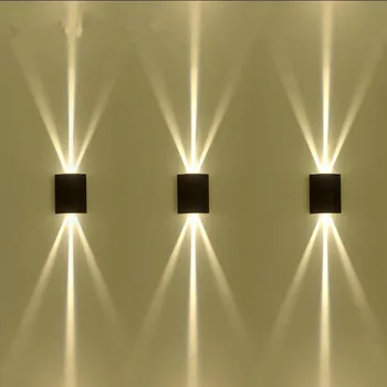 

Waterproof 18W 12W 6W Outdoor LED Wall Lamp LED Spot light Garden Wall Lamps AC85-265V Outdoor Wall Light CE RoHS Free Shipping