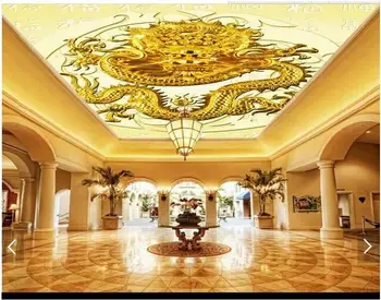 

3d photo wallpaper custom 3d ceiling wallpaper wall 3 d green dragon relief frescoes murala wall paper 3d living room wallpaper