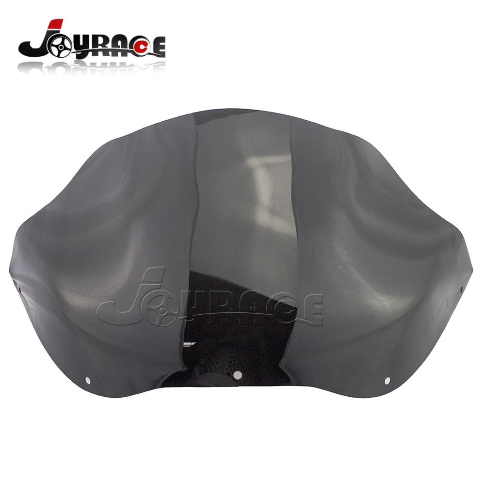 

Dark Smoke 12" Tint Wave Windshield For Harley Road Glide FLTR FLTRX 1998-2013