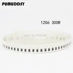 100 шт. SMD 1206 резистор 300 ом Резистор Чип 0,25 Вт 1/4 Вт 300R 301