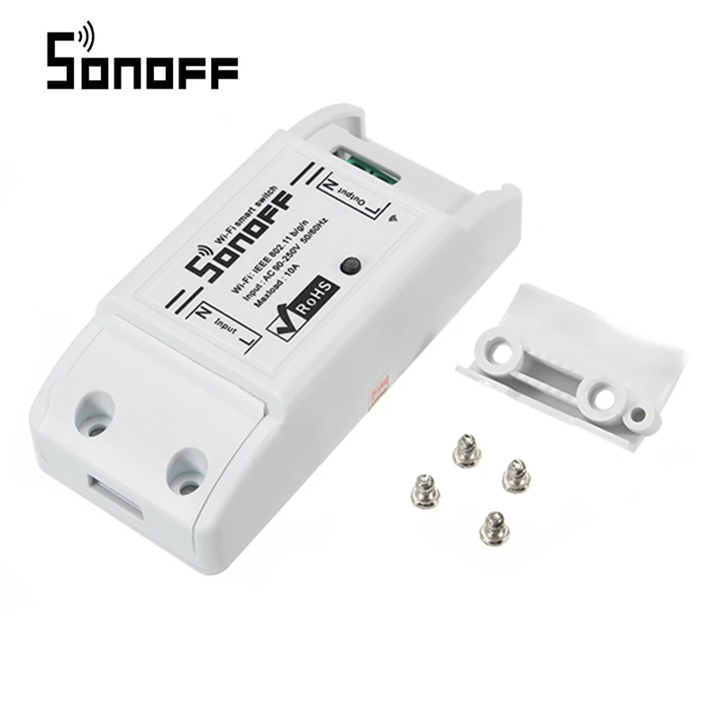 

DIY WiFi Wireless Switch For Smart Home With ABS Shell Mobile APP Timer Socket Remote Control Switch Module