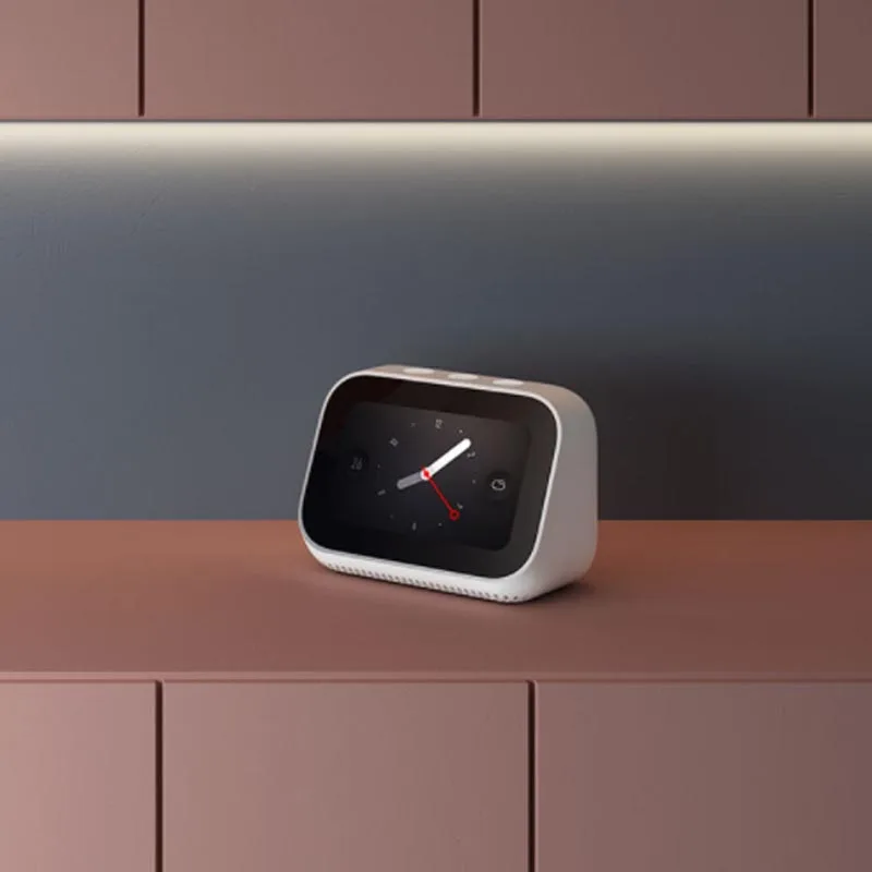  Original Xiaomi AI Touch Screen Speaker Bluetooth 5.0 Digital Display Alarm Clock WiFi Smart Connec