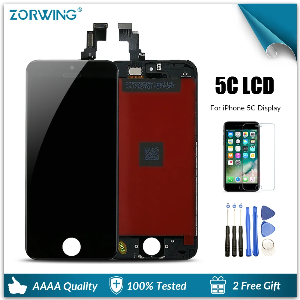 1 шт. AAA качественный ЖК-дисплей для iPhone 5c сенсорный экран дигитайзер Замена