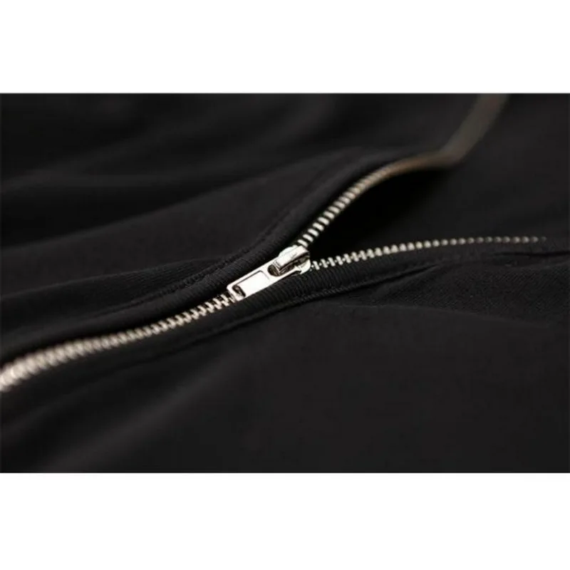 Korean Black Zipper V-Neck Slim Long Sleeve T Shirt Women Sexy T-Shirts Tops Autumn Winter Nigh Club Tee Shirt 2018 Korean Black Zipper V-Neck Slim Long Sleeve T Shirt Women Sexy T-Shirts Tops Autumn Winter Nigh Club Tee Shirt 2018