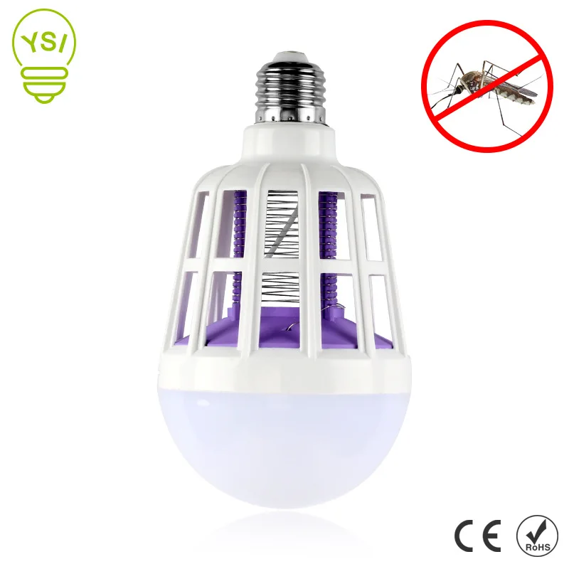 

2PCS High Bright LED Mosquito Killer Bulb Home Use Repellent Fly Bug Insect Killer Trap Night Lamp Killing Fly Bug Bulb