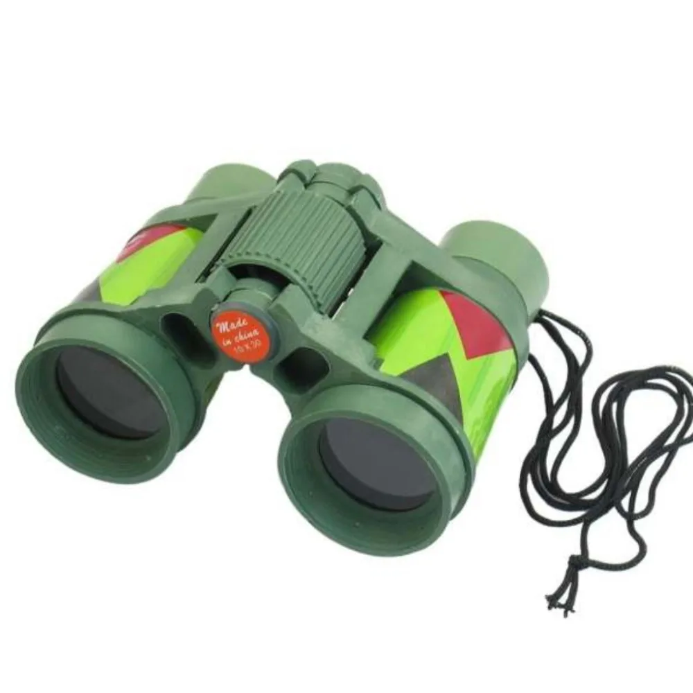 

Army Green Plastic 10 x 30mm Binocular Toy for Child Kids
