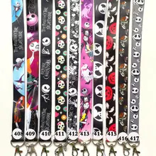 50 шт. мультфильм Кошмар перед Рождеством ключ шнур Cheetah держатели ID Badge телефон шейные платки#512