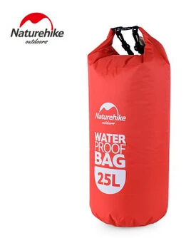 Naturehike открытый 2L 5L 15L 25L водонепроницаемая сумка, для плавания сухой мешок для хранения сухой мешок дорожный набор оборудования - Цвет: 25L Red