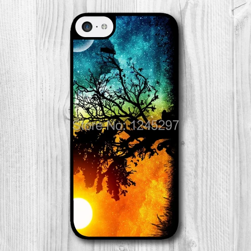 [Qianshi]Lover In Two Worlds Protective Cover Case For iPhone 5C ( Hard / Rubber ) |