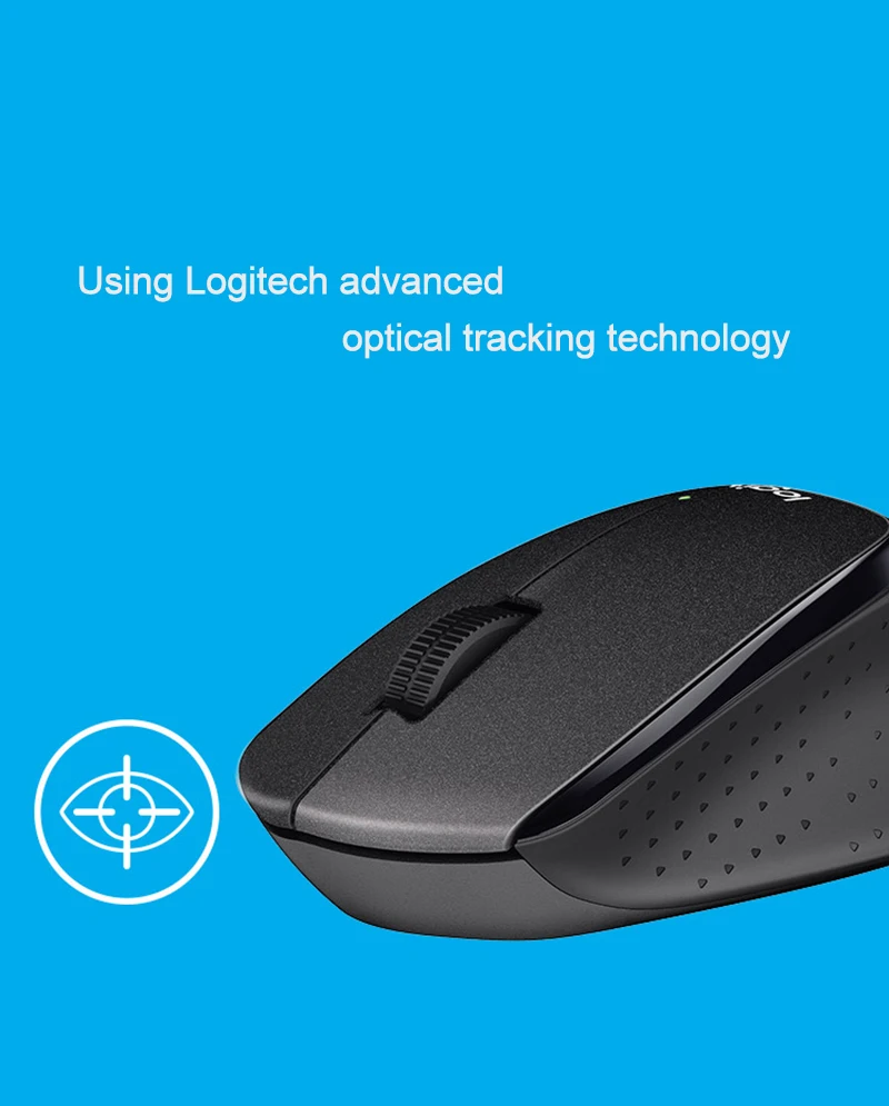 Беспроводная мышь logitech M330, бесшумная мышь с 2,4 ГГц USB 1000 dpi, оптическая мышь для офиса, дома, использования ПК/ноутбука, геймерская мышь