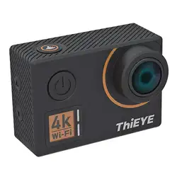 Экшн-камера tieye T5Edge 1080 P 4 K WiFi 2 дюйма 170 градусов в режиме реального потока Cam 1/2. 3 "CMOS 20 МП (MN34112) PCM 48 кГц 16 бит