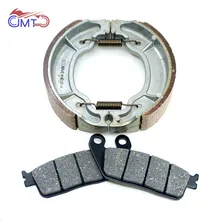 Для Yamaha Majesty 125 YP125F1 YP125 F1 2002- спереди и сзади запчасти, тормозные колодки комплект скутер