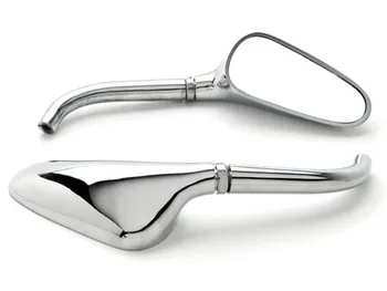 

Chrome Golf Club Mirrors +Free Adapters For Softail FXSTI Custom