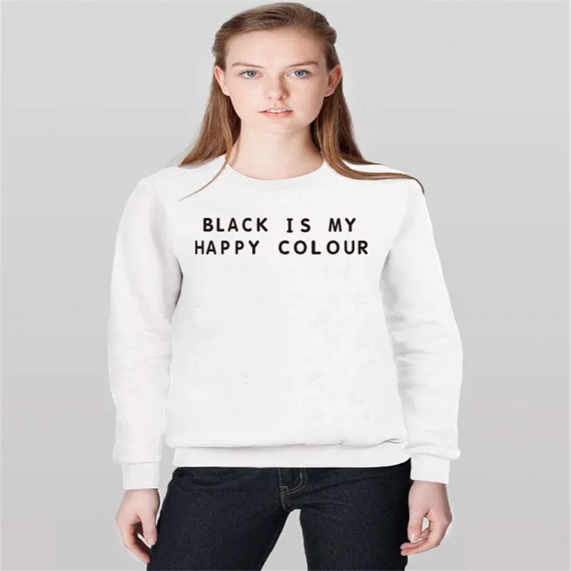 Black Is My Happy Colour Sweatshirt