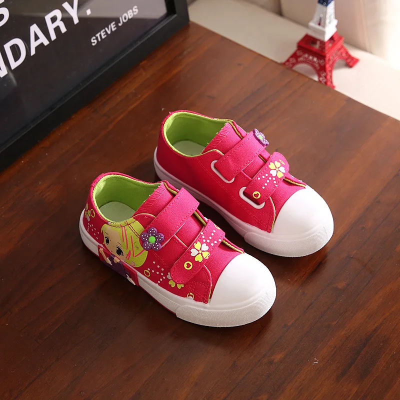 2017 spring autumn kids girls shoes school child wheelie shoes