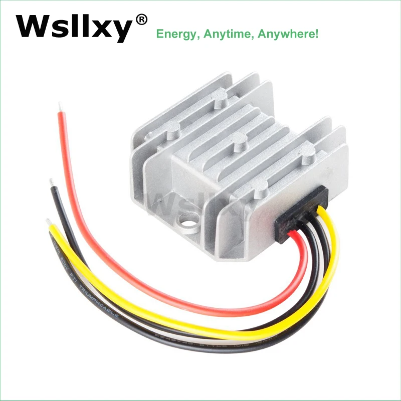 

Boost-Buck DC DC Converter 8-40V 12V 24V to 13.8V 3A Voltage Stabilizer Automatic Step Down/Step Up Power Module for Cars