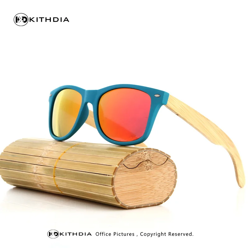 EZREAL классические деревянные солнцезащитные очки для женщин с деревянной оправой бамбуковые солнцезащитные очки в деревянной коробке UV400 защита поляризованные линзы - Цвет линз: 16