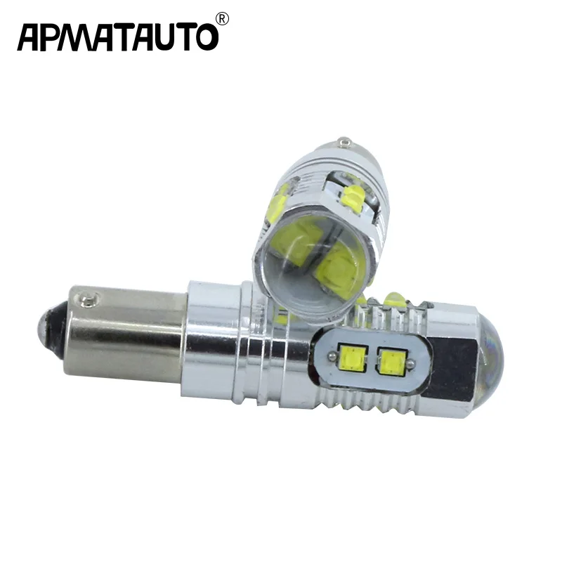 2 шт. BA9S BAY9S BAX9S H6W H21W T4W Canbus 50 Вт светодиодный индикатор светильник заднего хода Bay9s
