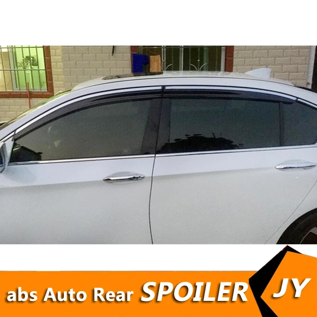 

For Honda Accord Plastic Window Visor Vent Shades Sun Rain Deflector Guard For Accord Auto Accessories 4PCS/SET 2013-2016