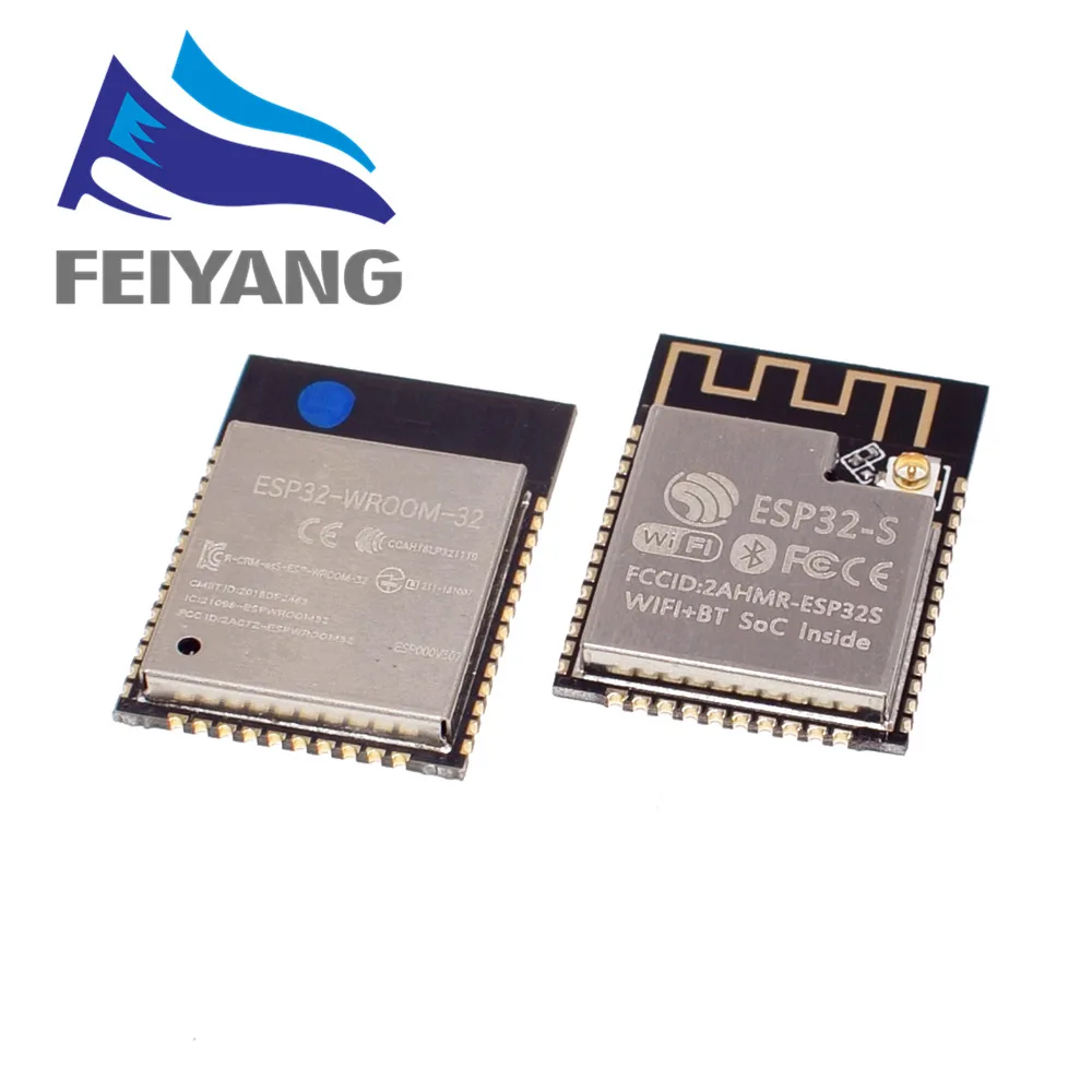 

10PCS ESP32 ESP-32 Wireless Module ESP32-S ESP-WROOM-32 ESP-32S with 32 Mbits PSRAM IPEX/PCB Antenna with 4MB FLASH
