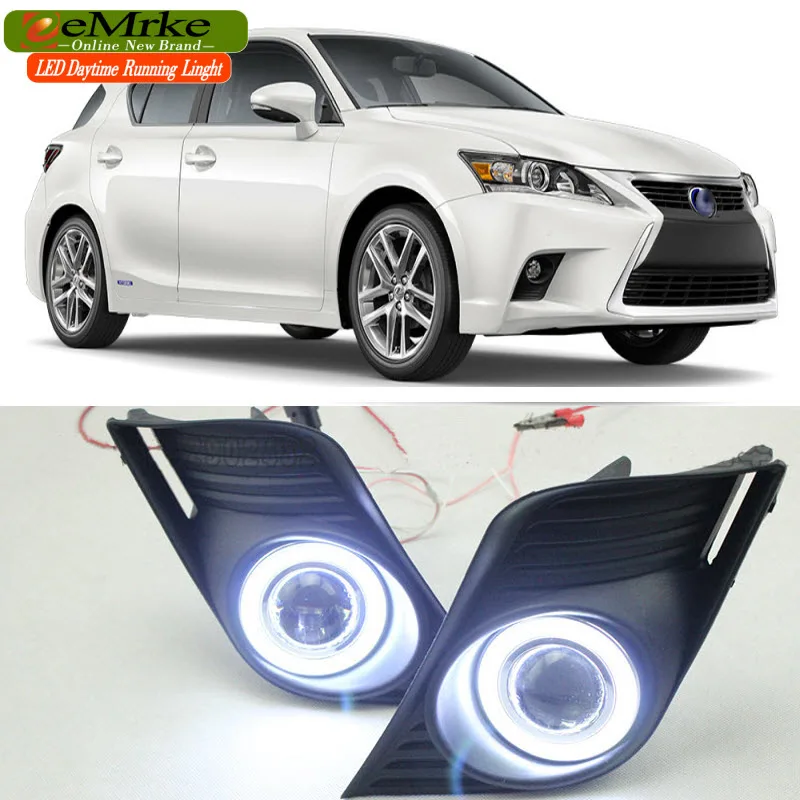 eeMrke LED Daytime Running Lights For Lexus CT220h CT 200h 2014 2015