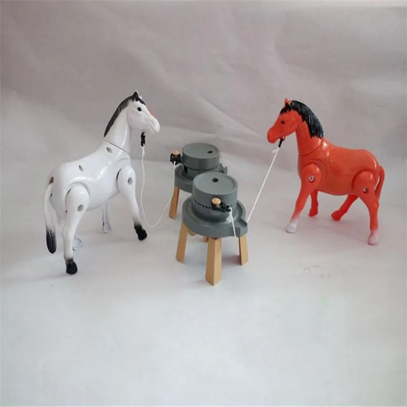 New Electronic Toys Novelty Toys Small Horse-drawn Cart Children Toy Electric Walking Horse Horse-drawn Car Turning Toys