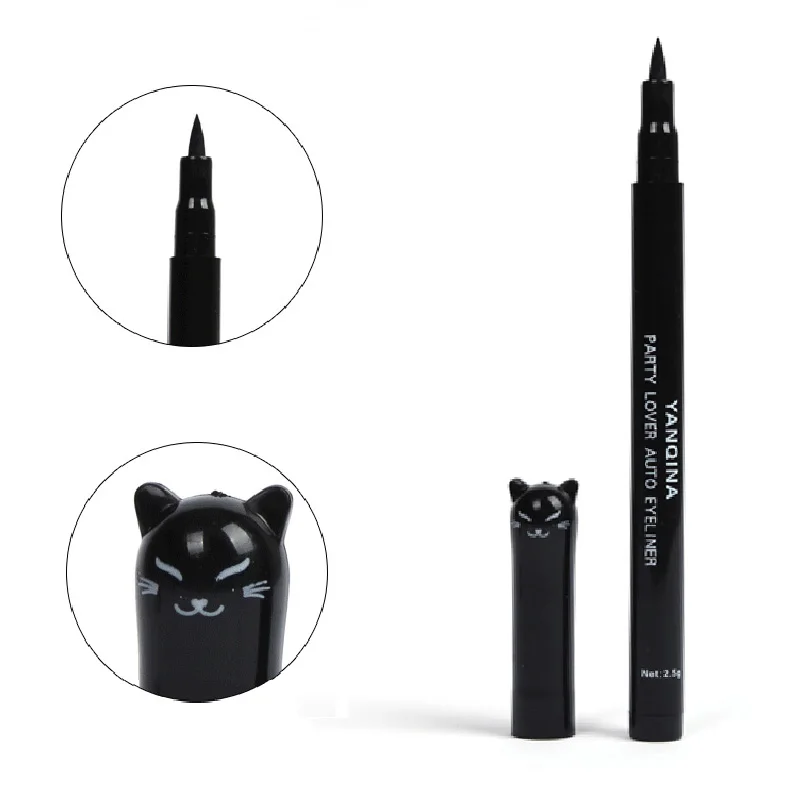 1Pc NEW Cat Style Long-lasting Waterproof Black Eyeliner Liquid Eye Liner Pen Pencil Easy to Makeup Fashion Beauty Cosmetic Tool 1Pc NEW Cat Style Long-lasting Waterproof Black Eyeliner Liquid Eye Liner Pen Pencil Easy to Makeup Fashion Beauty Cosmetic Tool