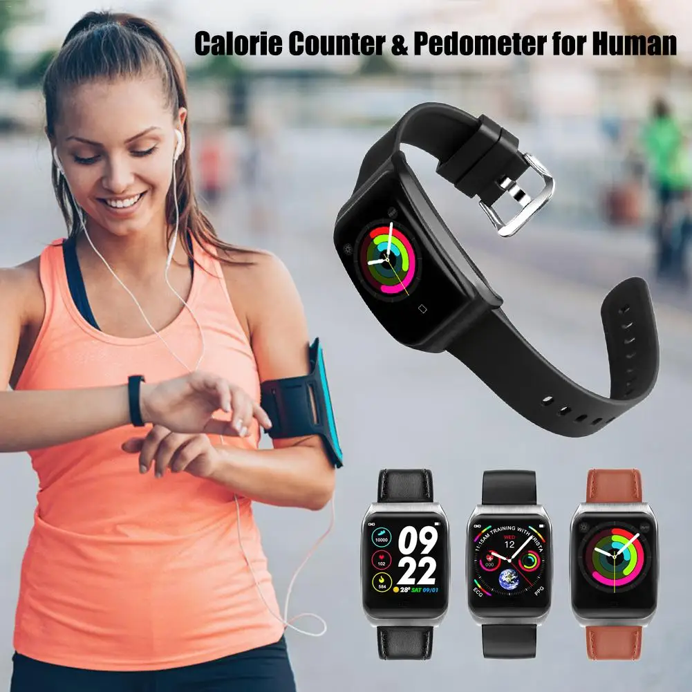 

E58 1.3 Inch TFT Color Screen Fitness Tracker Smart Bracelet ECG PPG Monitoring HRV Report Smart Wristband For Women Men