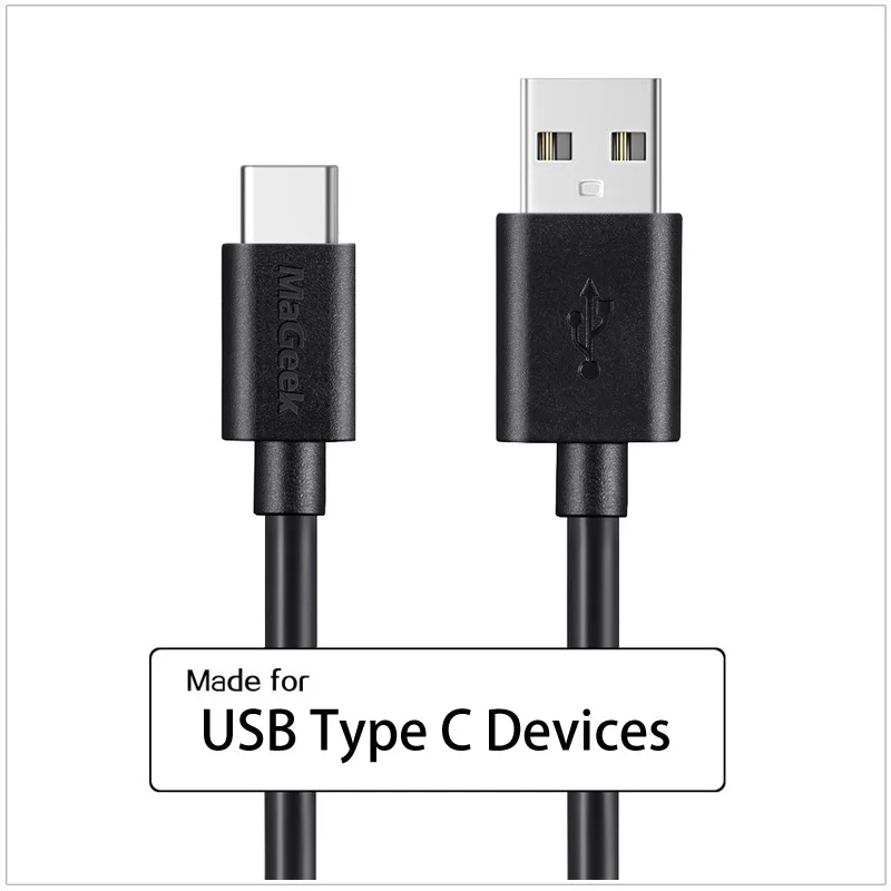 MaGeek usb type-C кабель 0,3 м 1 м 1,8 м 3,0 м Быстрая Зарядка Кабели для мобильных телефонов USB-C 2,0 кабель для samsung S8, huawei P9, Xiaomi