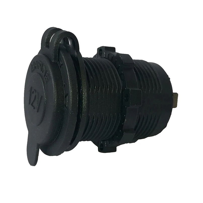 12V Volt Waterproof Car Motor Cigarette Lighter Plug Outlet Power