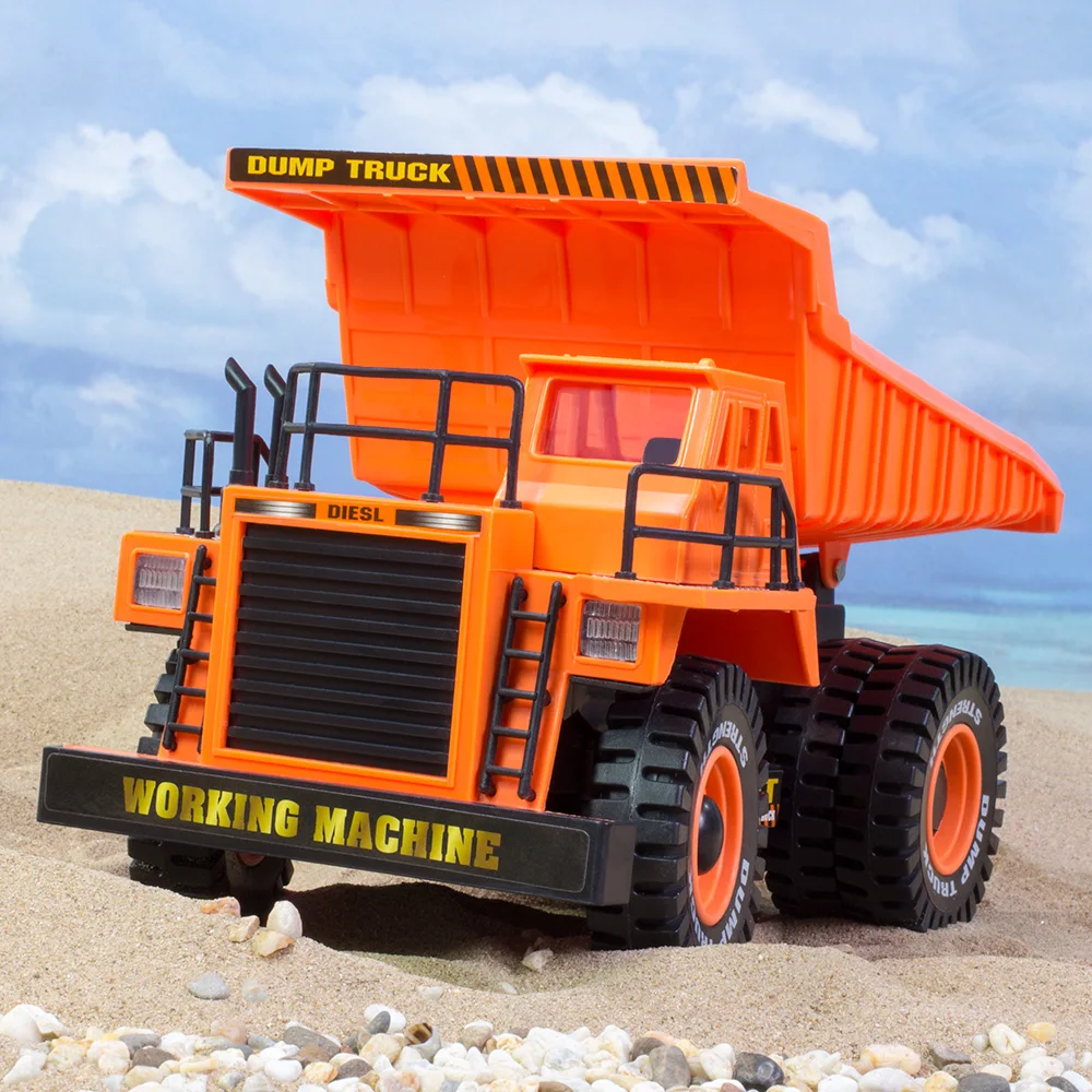 Free Shipping Artificial toys engineering cars electric bulldozers dump car crane car automatic