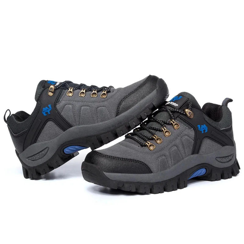 

Lion Scream Waterproof Hiking Shoes Men Leather Shoes Climbing Fishing Shoes New Popular Outdoor Shoes Men Spring Large Size 47