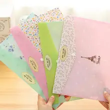 12 шт. цветок файл папка школьные принадлежности Carpeta, Portadocumentos A4 офисная Сумка для документов поставки Бумага портфель документ дося 1698