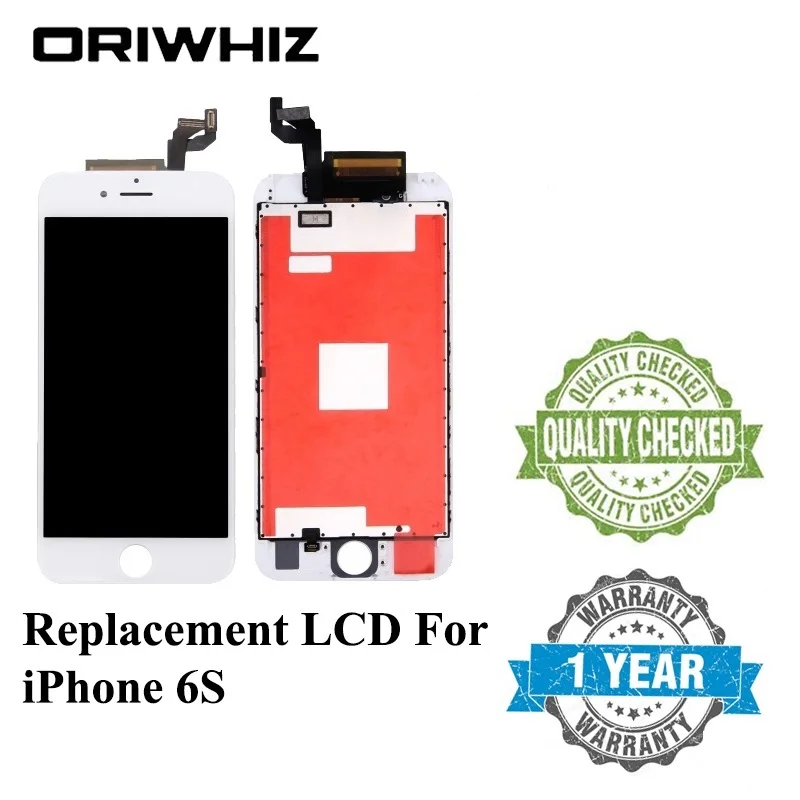 

10PCS LOT ORIWHIZ Real PIC LCD For iPhone 6s Display 3D Touch LCD Screen Replacement Repair Display 4.7 Inch screen with Frame