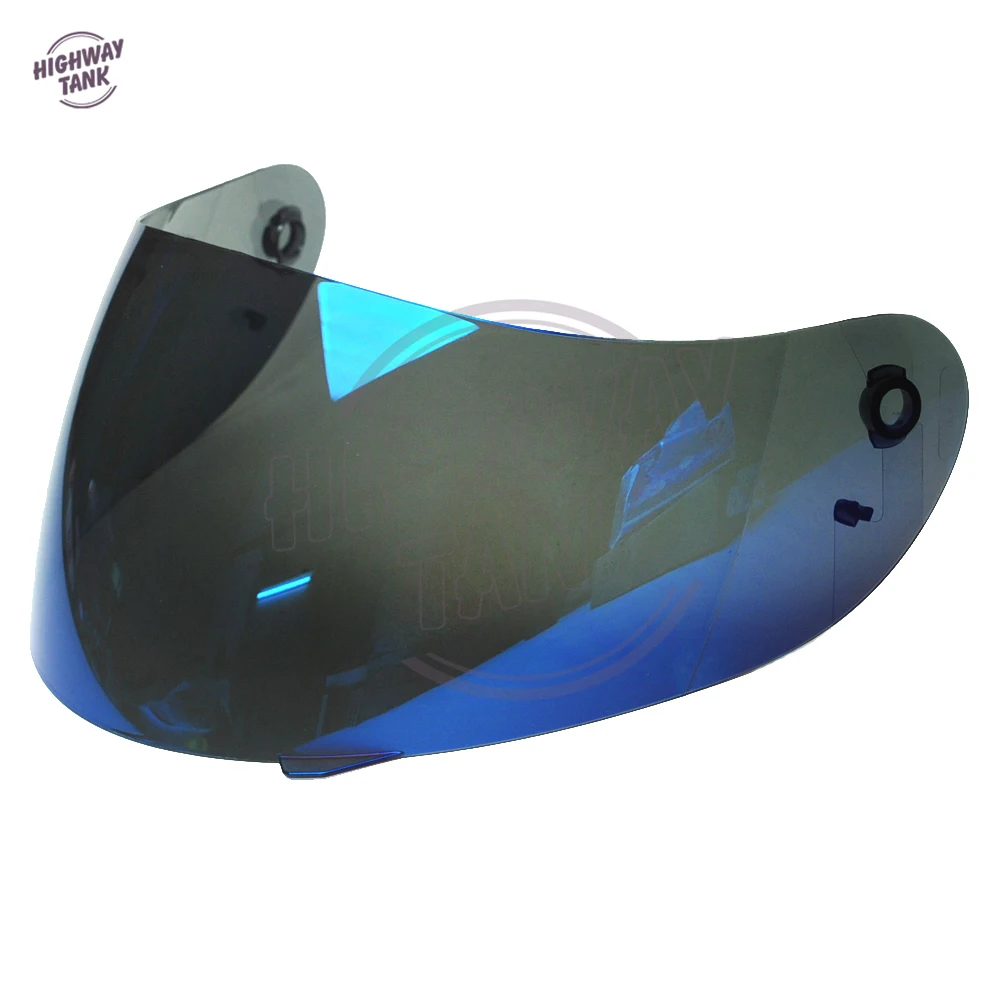 1 Pcs Blue motorcycle helmet visor lens Full Face Shield case for AGV