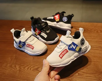 

2019 New Children Shoes Boys Sport Shoes Antislip Soft Bottom Kids Baby Sneaker Breathable Sneakers Mesh Loafers Shoes