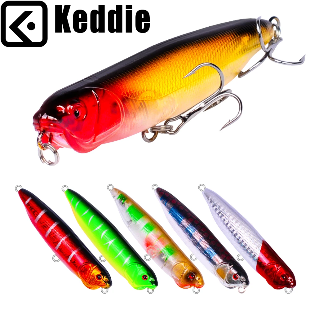 

1pcs/lot Topwater Pencil Lure Fishing Bait 90mm 11.76g Artificial Minnow Hard Lures Baits Floating Surface Fishing Tackleyj-37