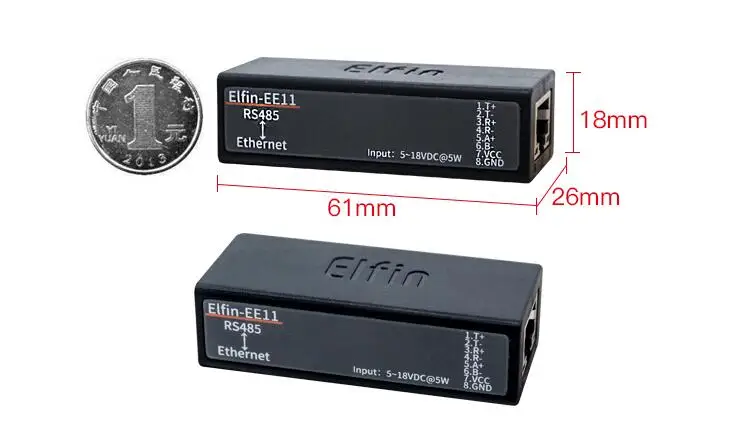 Модуль сервера TCP/IP RS485 к Ethernet EE11 последовательный сервер передачи данных (замена