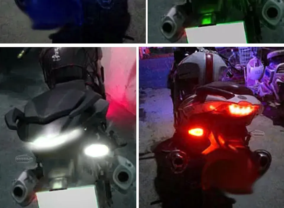 2pcs 12V LED Motorcycle Turn Signal Lights Colorful Flashing Motorbike Indicator Blinker Moto Tail Lights Signal Lamp For Harley (12)