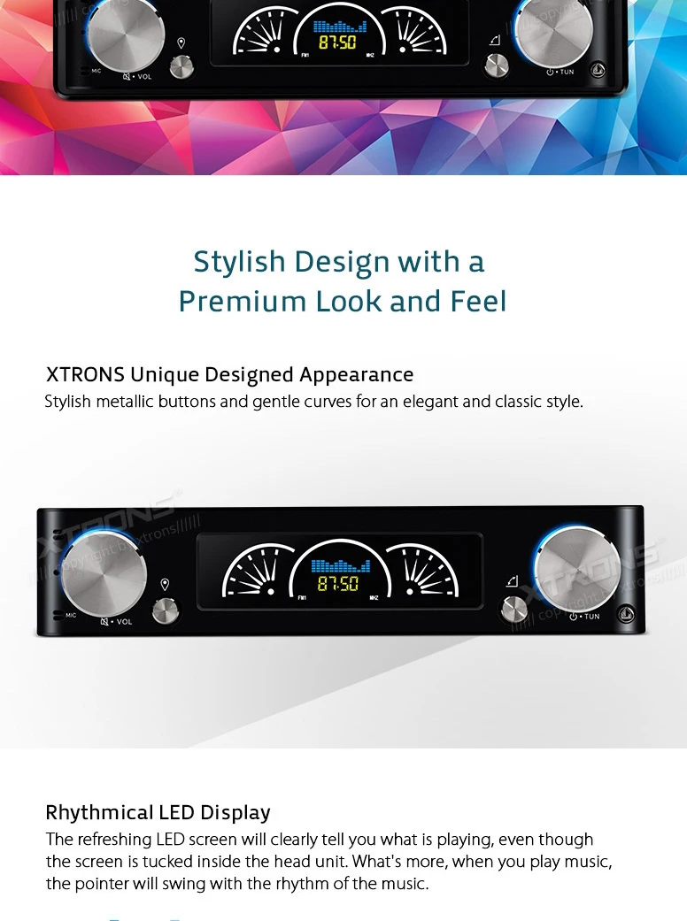 Excellent 7" Detachable Panel Design Android 7.1 OS One Din Car Multimedia 1 Din Car Radio Single Din Car DVD with Multiple EQ Adjustment 5