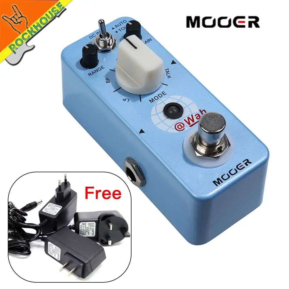 

Mooer @Wah Auto Wah Wah Guitar Pedal Guitarra Effects Pedal WAH 5 filter Modes Wah Stompbox extremely dynamic Free Shipping
