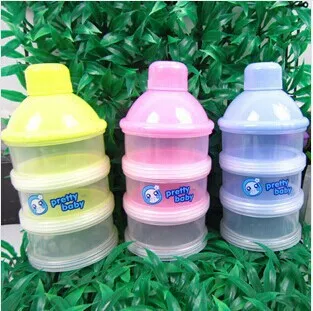 

2017 solid abs latex free nitrosamine free new sale baby powder milk box storage 3 boxes/lot newborn food container products
