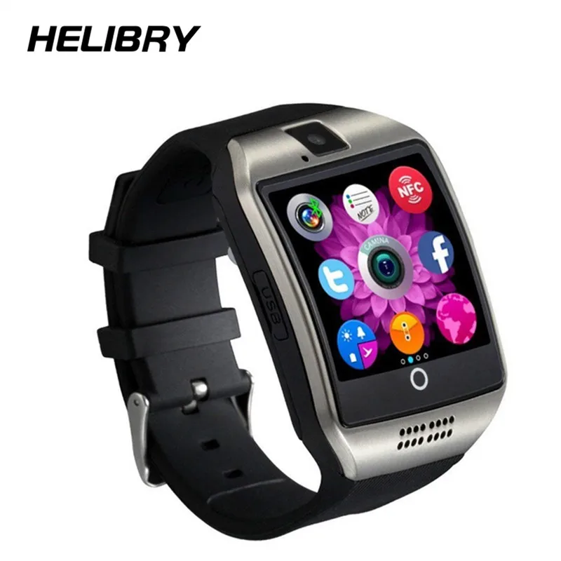Smart Watch with Camera Q18 PK DZ09 Bluetooth Smartwatch with Sim Card Slot Fitness Activity Tracker Sport Watch for Android IOS