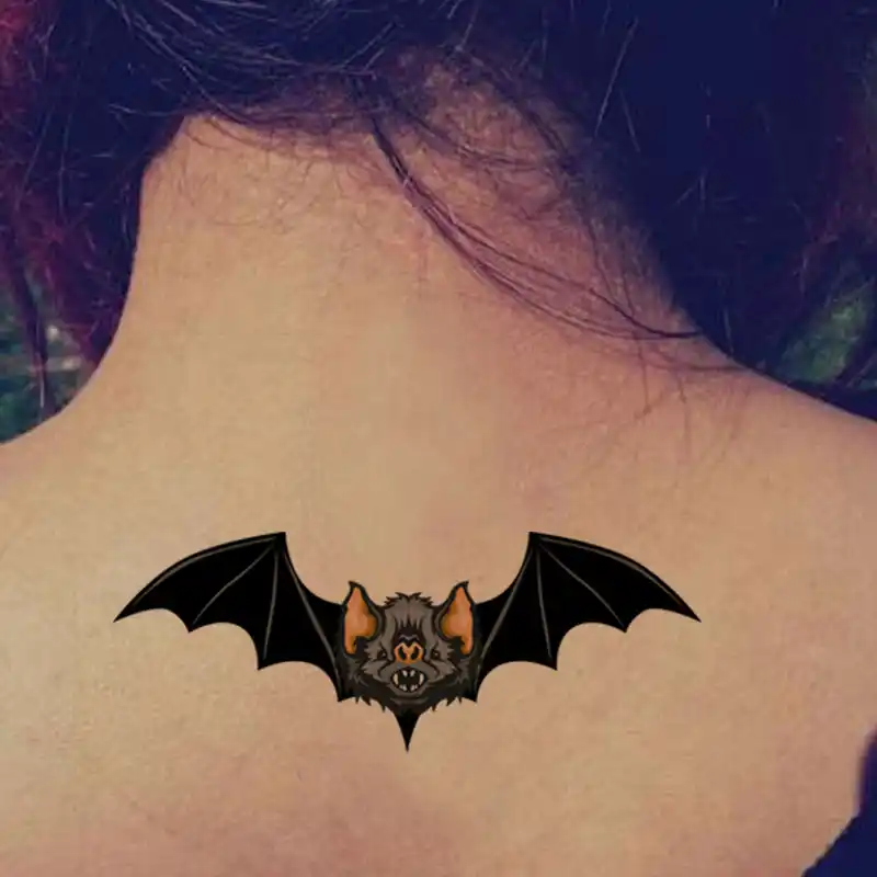 Detail Feedback Questions About Bat Temporary Tattoo Sticker Aliexpress