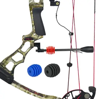 

Archery Bow Stabilizer Vibration Damper Shock Absorb Compound Bow Rubber Universal Shooting Hunting Protector Cushioning Recurve