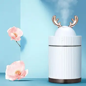 

260mL Cute Deer LED Ultrasonic Air Humidifier Aroma Essential Oil Diffuser