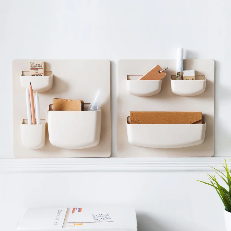 LIYIMENG المنزل تخزين جدار رفوف البلاستيك الالتصاق تخزين الرف الحمام المنظم ستريت حاملي اكسسوارات المطبخ