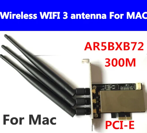 Wi Fi карта MACPRO AR5BXB72 PCI E 1X для всех Mac Pro 2006 2012|antenna for wifi|antenna wifi wirelessantenna |