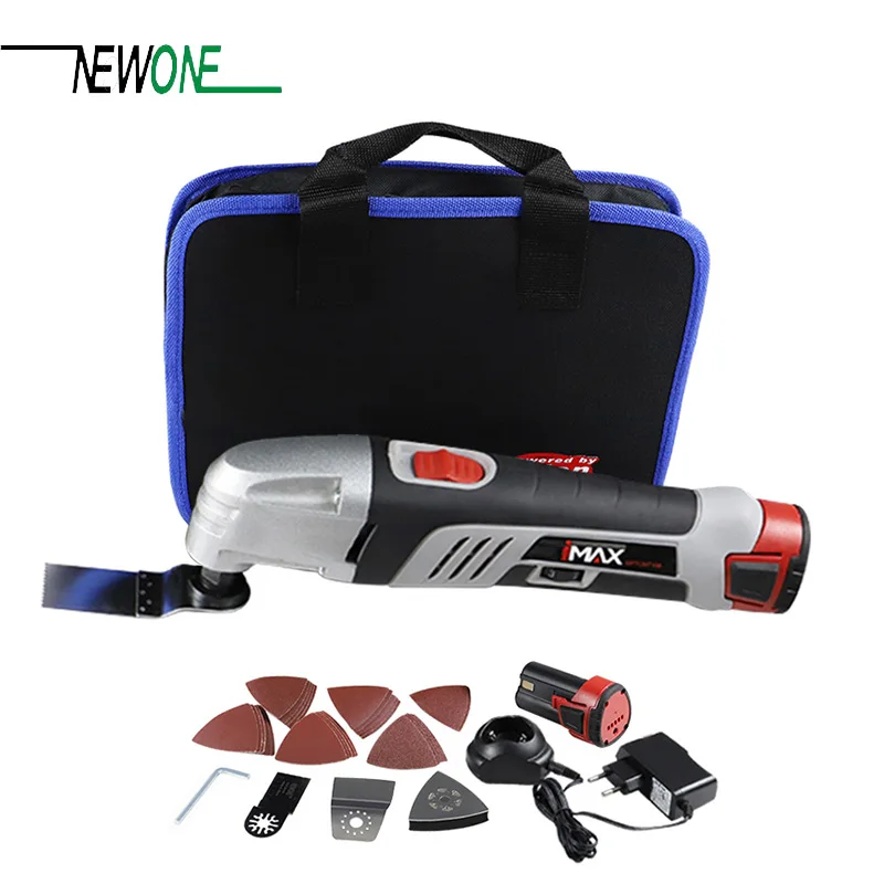 

NEWONE 12V Lithium-ion Multifunction Oscillating Tool Kit Variable Speed Electric Multi-Tool Power Oscillating Tool Trimmer Saw