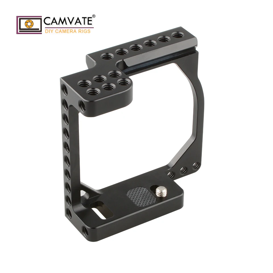 Camvateデジタル一眼レフカメラとクイックリリースnato安全レール 1 4 のための実装点a6000 A6300 A6400 A6500 A6600 Eos M フォトスタジオ用アクセサリー Aliexpress